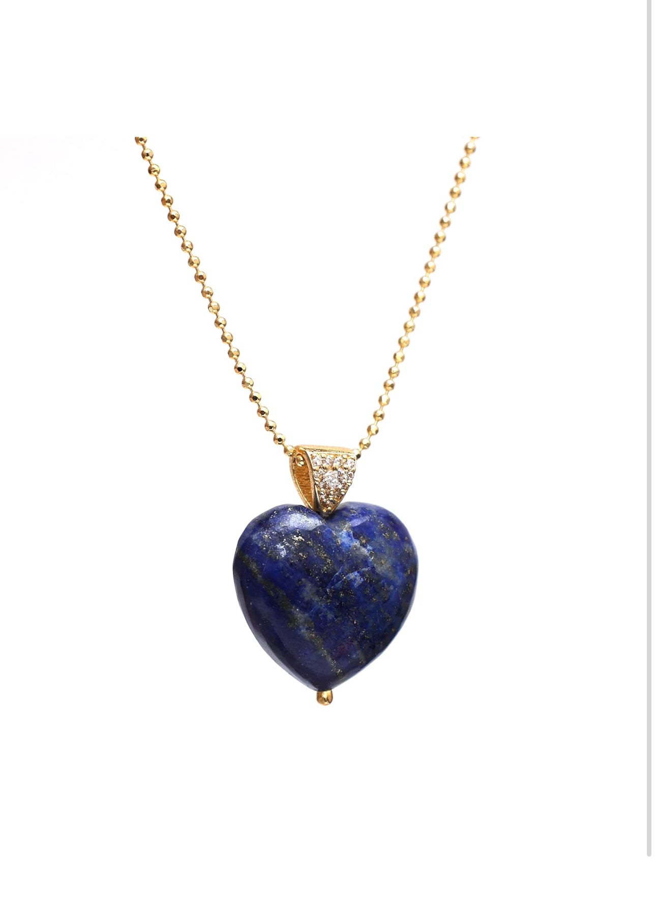 Lapis Lazuli Heart Necklace