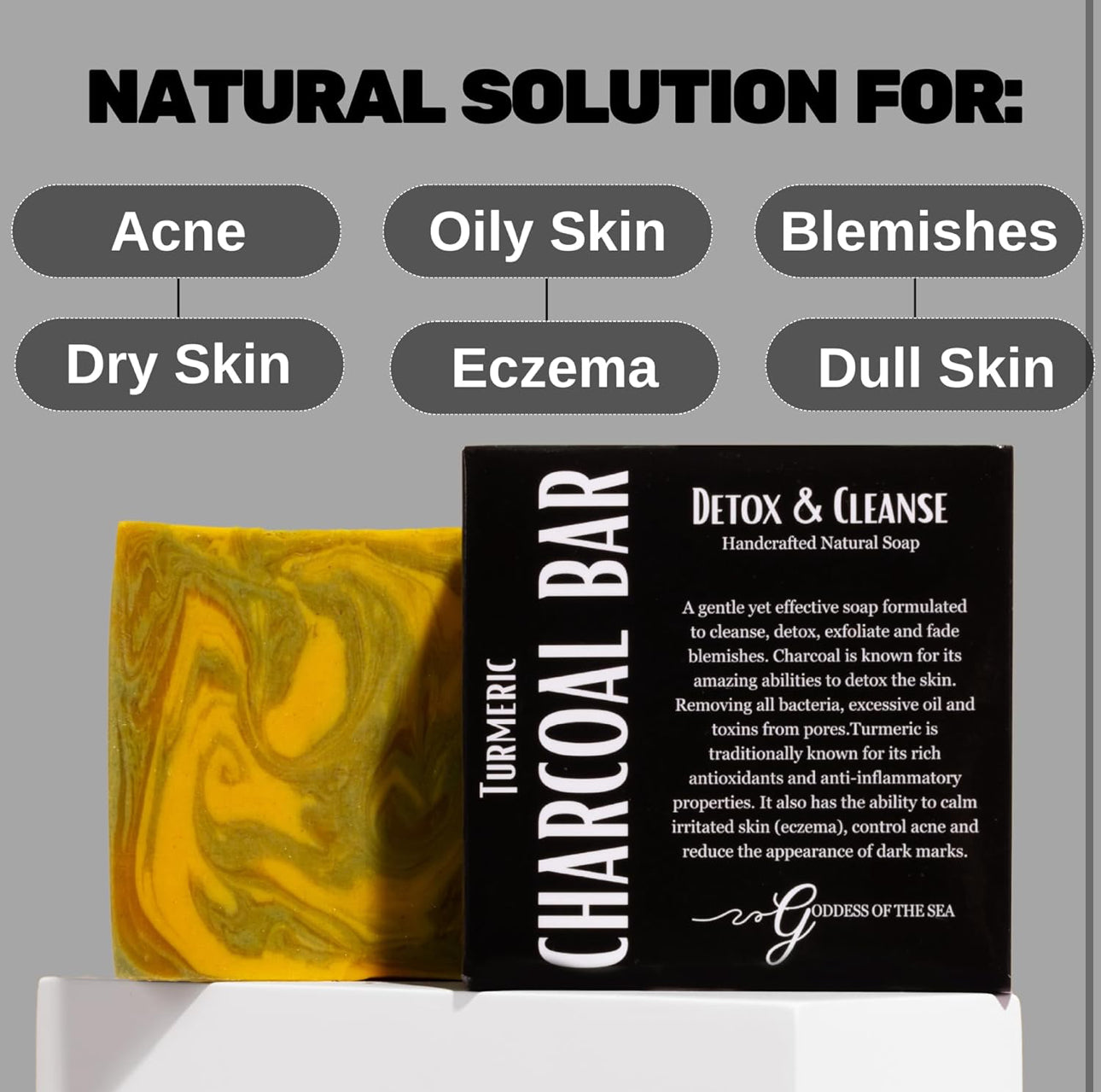 Turmeric Charcoal Detox Bar β Clear & Brighten Naturally