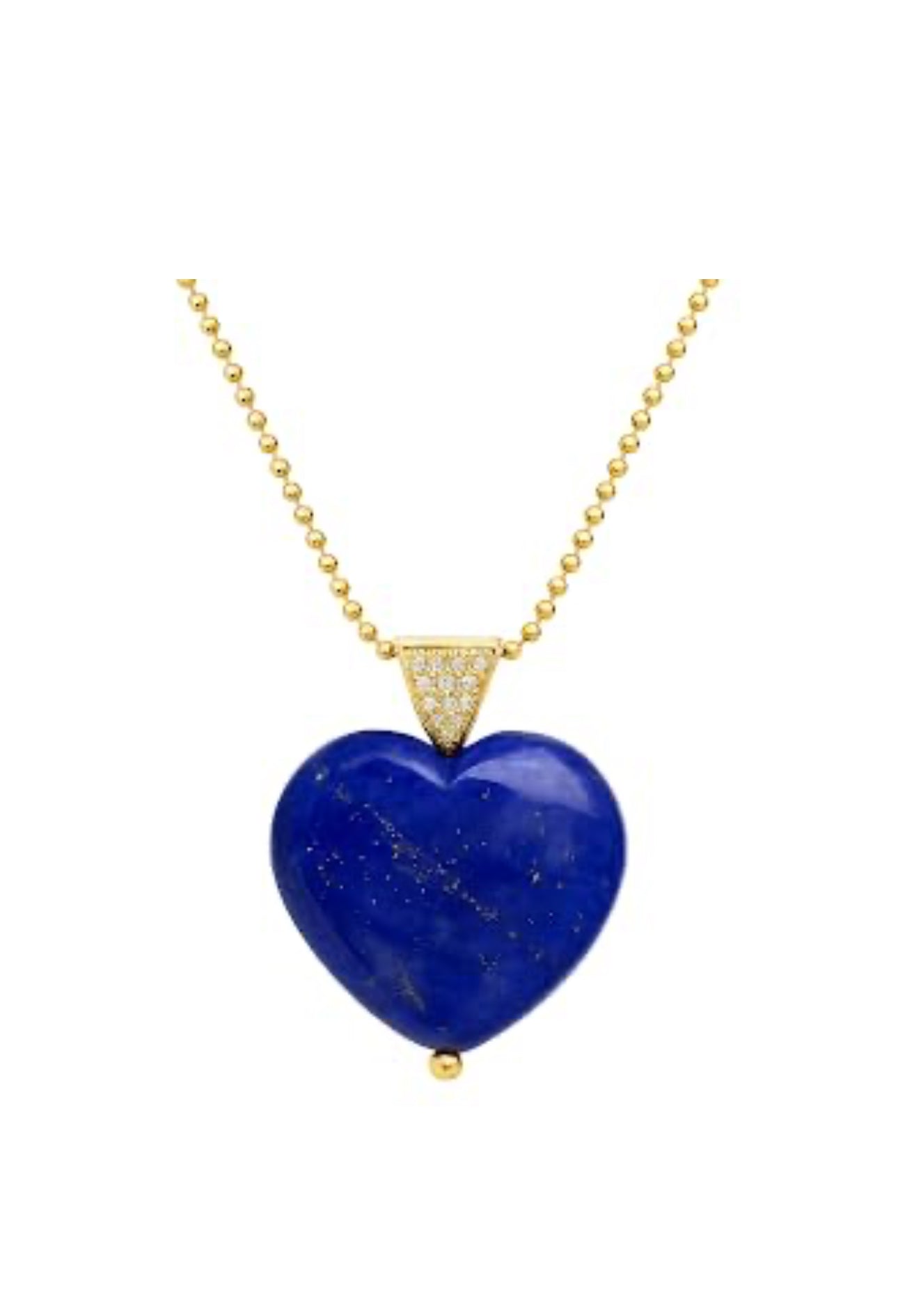 Lapis Lazuli Heart Necklace