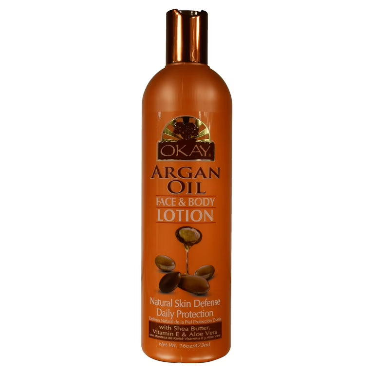 Argan Oil Lotion – Face & Body Moisturizer 16oz