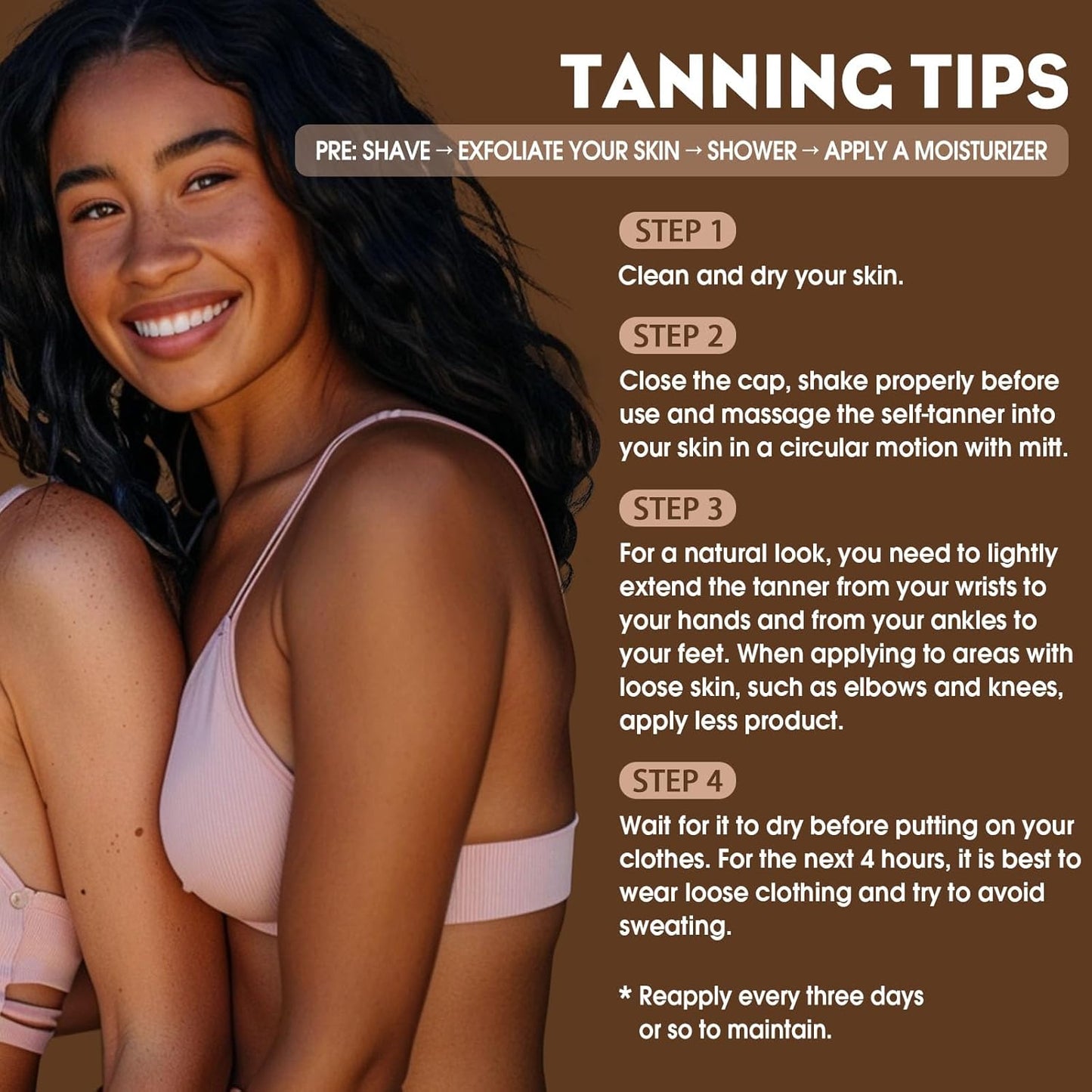 UCANBE Self Tanning Mousse – Sunless Glow, Fast-Drying & Streak-Free