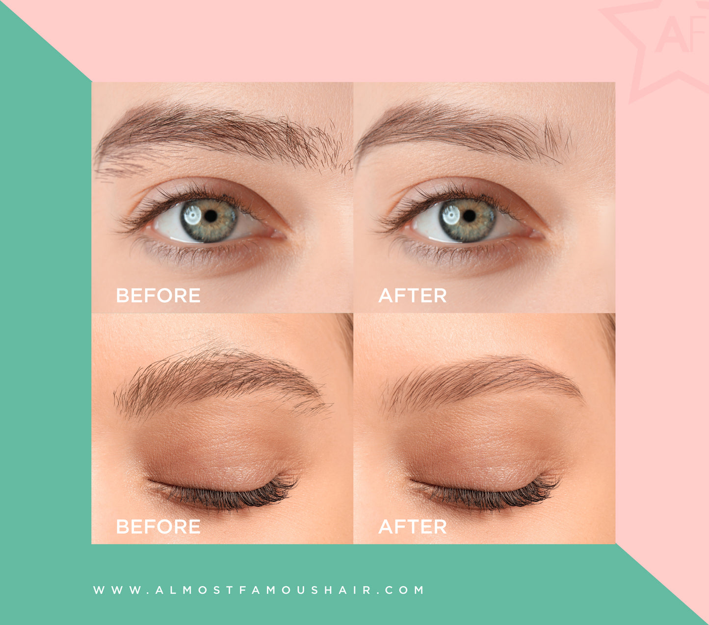 Precision Brow Shavers with Rose Gold accents