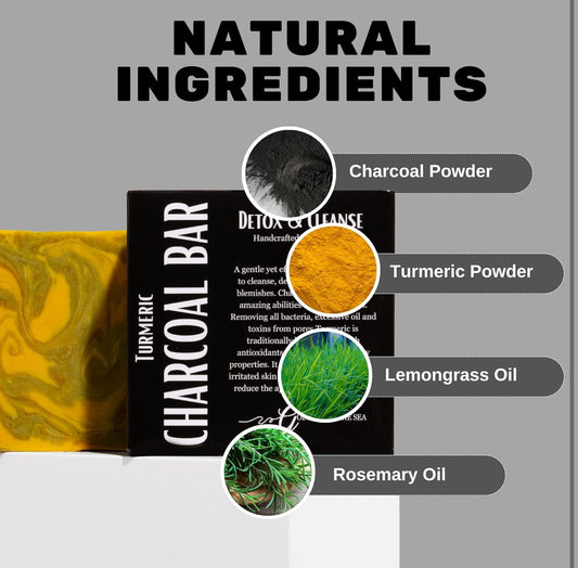 Turmeric Charcoal Detox Bar – Clear & Brighten Naturally