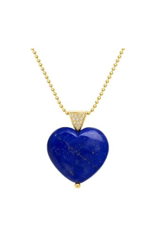 Lapis Lazuli Heart Necklace