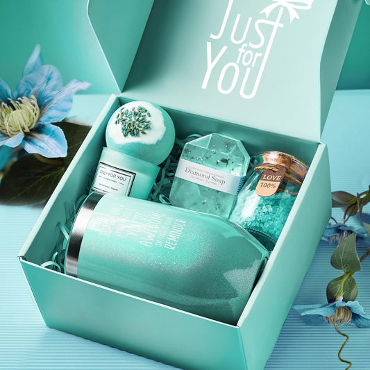 "Treat Yourself" Spa Gift Box – Inspirational Gardenia Set for Women