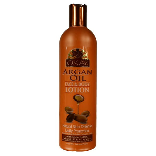 Argan Oil Lotion – Face & Body Moisturizer 16oz