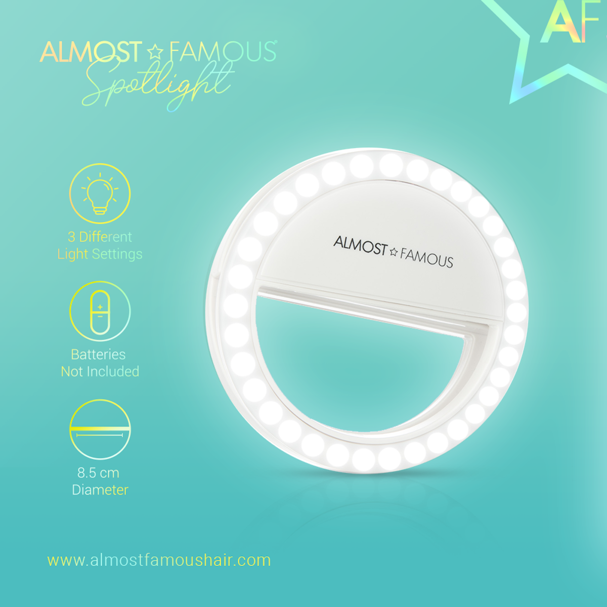 Spotlight Selfie Light – Black